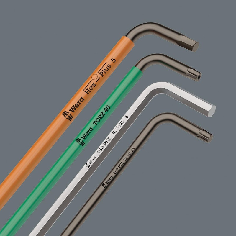 Conjunto de Chaves em L Torx Wera 3