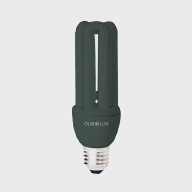 Lâmpada Fluorescente 3U 20W 127V Luz Negra 2