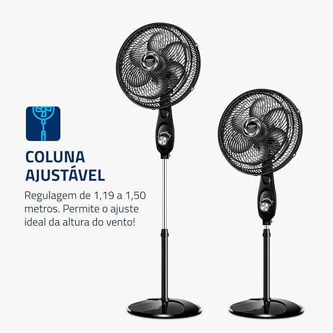 Ventilador de Coluna Mondial 6 Pás Turbo 3