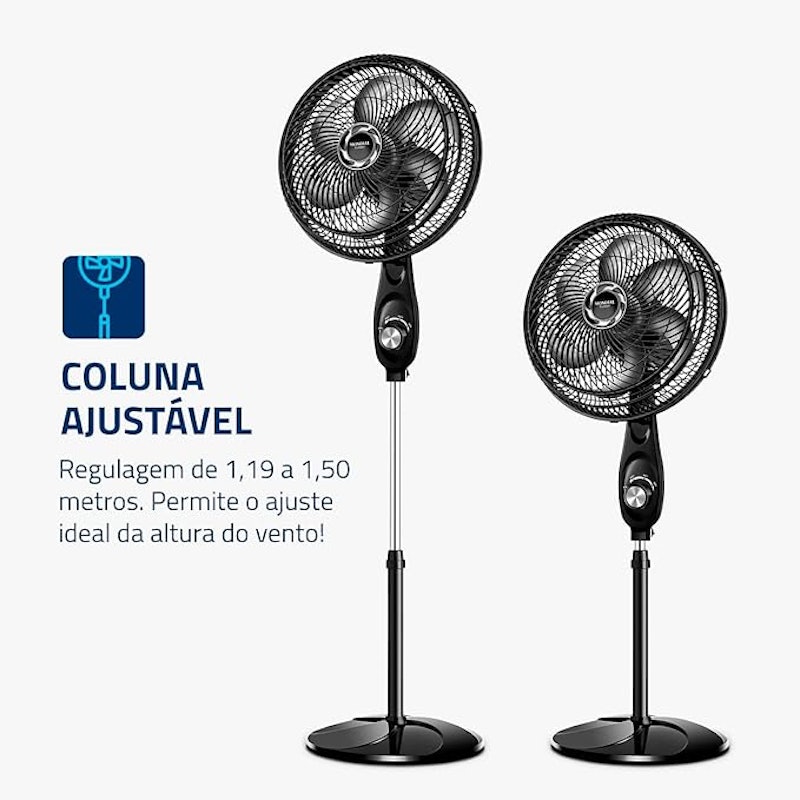 Ventilador de Coluna Mondial 6 Pás Turbo 3