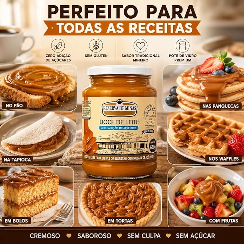 Doce de Leite Diet Reserva de Minas 4