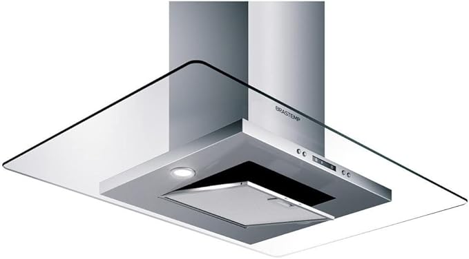 Coifa Vidro Plano Ilha Brastemp 2