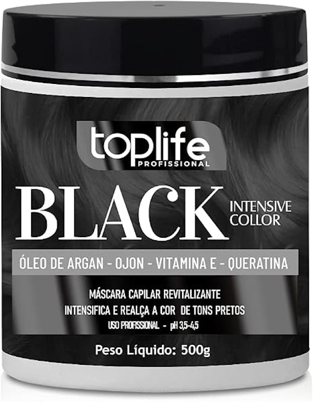 Máscara Matizadora Preta Black Toplife 1