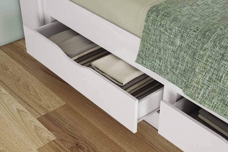 Cama Solteiro com Gavetas Invicta 3