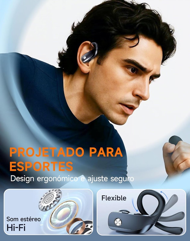Fones de Ouvido sem Fio Bluetooth 96 Horas Hrich 3