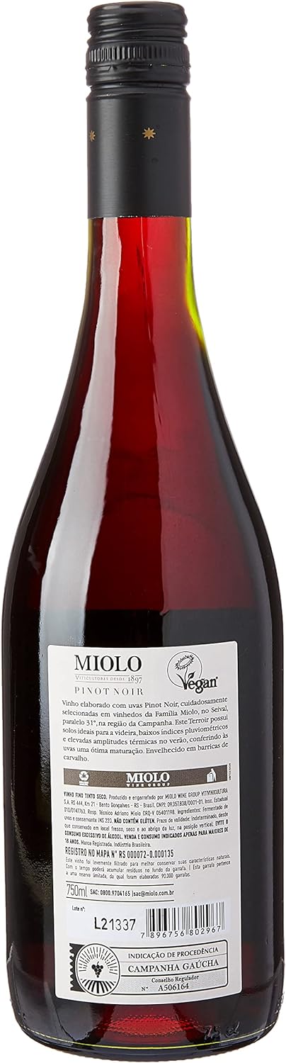 Vinho Miolo Reserva Tinto Seco Pinot Noir 2