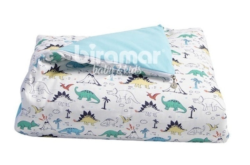 Edredom de Mini Cama Dupla Face e Duvet Estampa Cisne Rosa 3