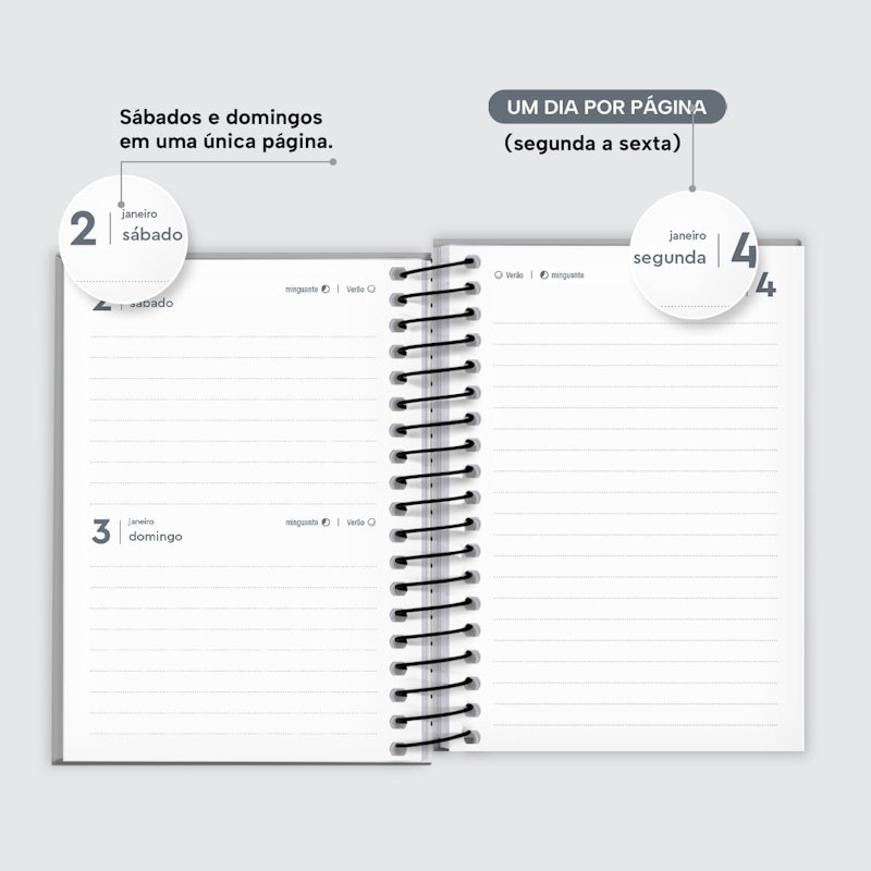 Agenda 2027 Mini Floral Sakura Cerejeira Japonesa Iscool 4
