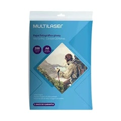 Papel Fotográfico Glossy 10x15cm 220g 20 Folhas