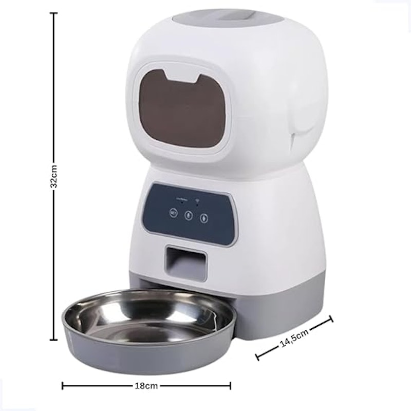 Comedouro Automático Pet Cães e Gatos Wi-fi Smart Programável 4