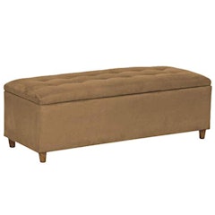 Puff Baú Recamier 90 cm Pés Palito
