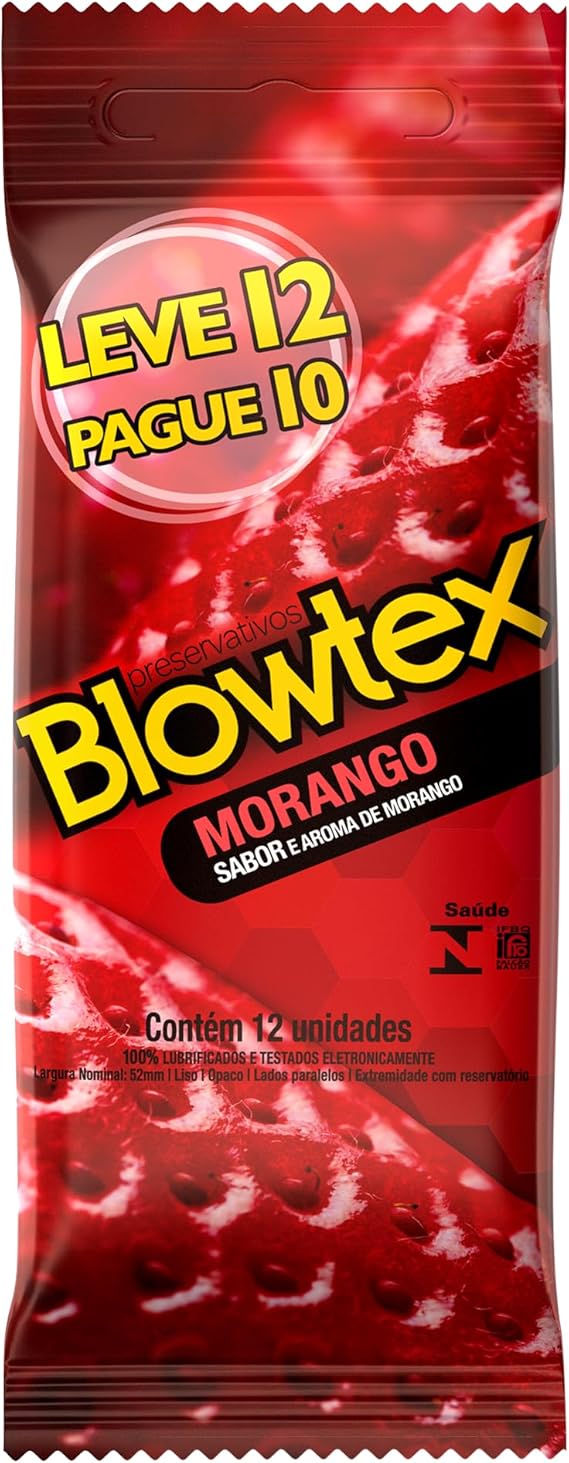 Preservativo Blowtex Morango  1