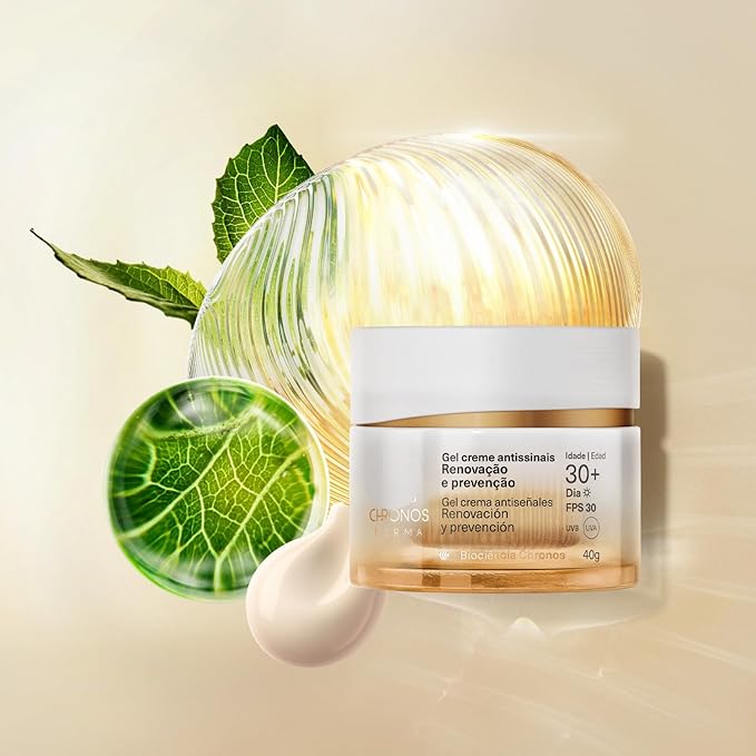 Gel Creme Antissinais Renovação e Prevenção 30+ Dia Chronos  3