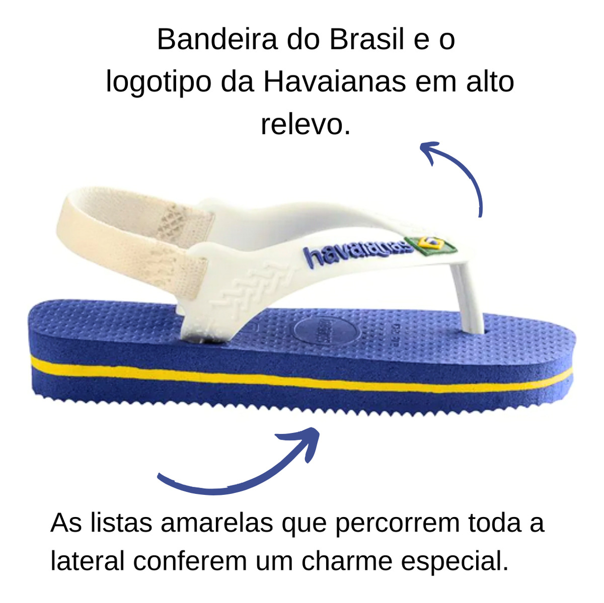 Chinelo Havaianas Baby Brasil Logo 3