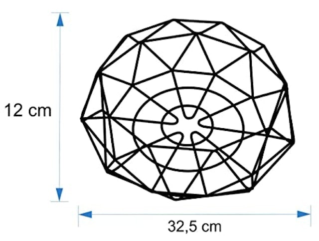 Fruteira Aramada de Ferro Losango 3