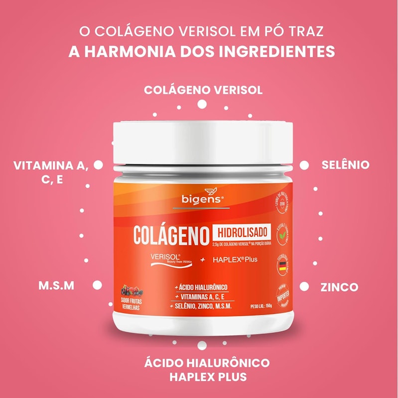 Colágeno Verisol em Pó | Verisol® + Haplex Plus® 3