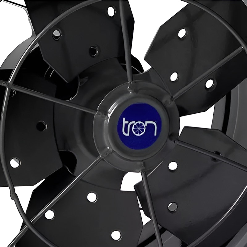 Ventilador/Exaustor Axial Industrial para Churrasqueira 25 cm 3