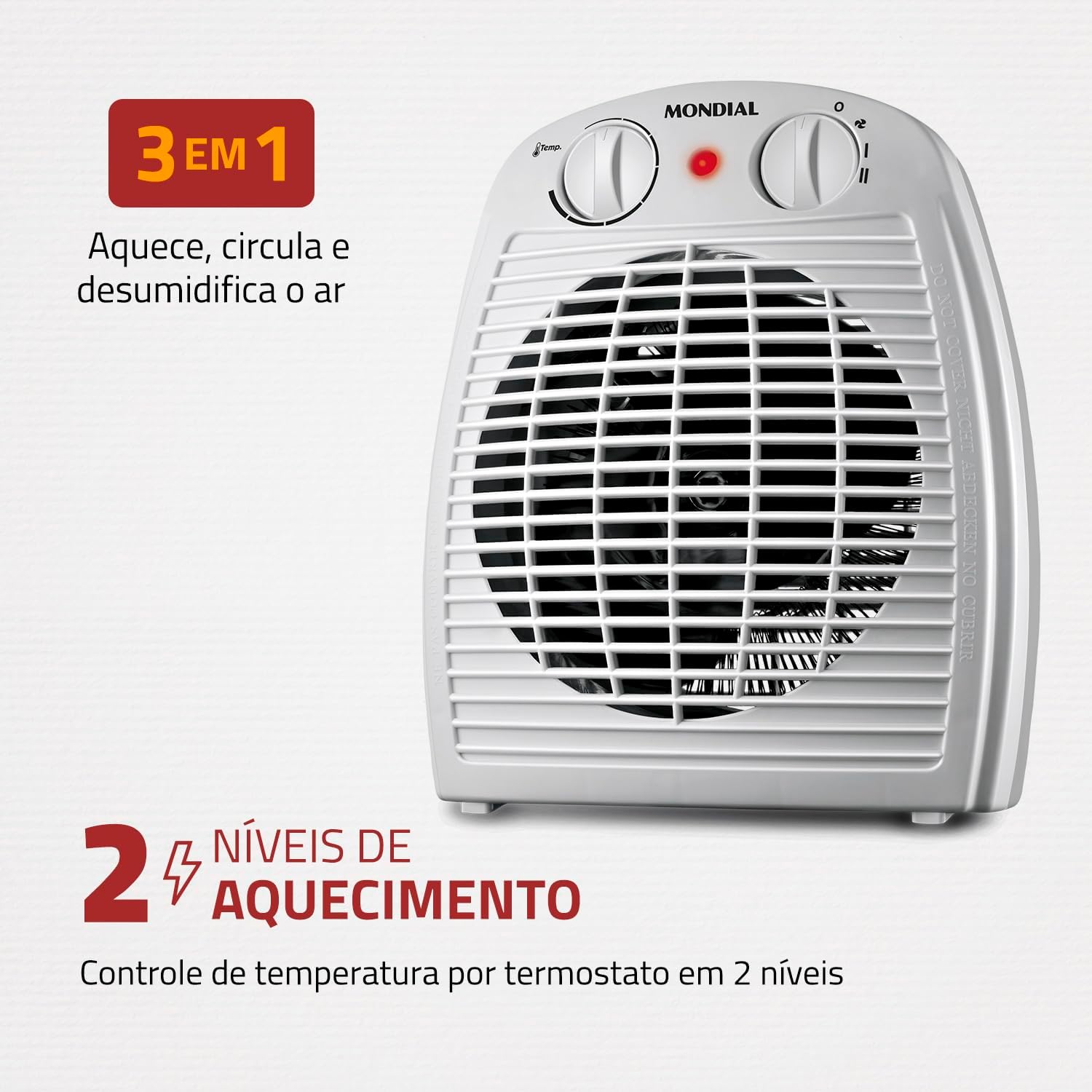 Aquecedor a Ar Mondial 2