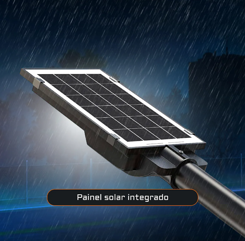 Luminária Refletor Solar Poste 4