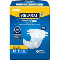 Fralda Bigfral Derma Plus Noturna