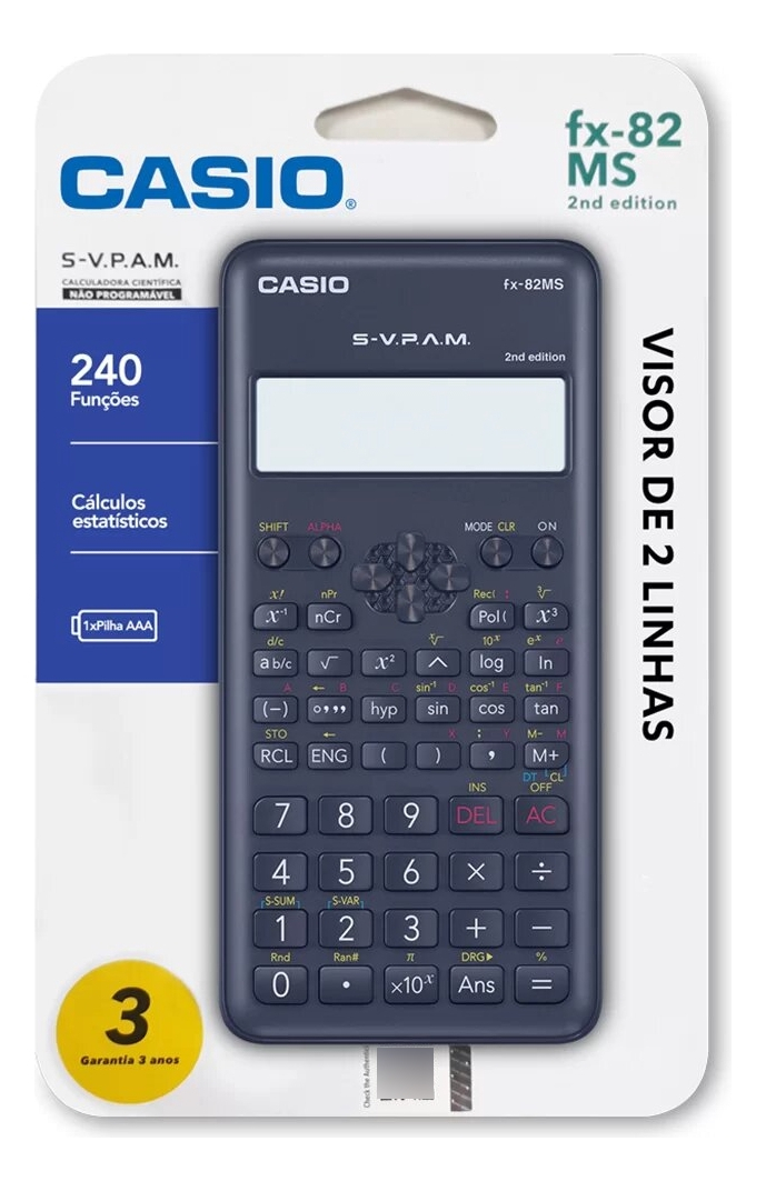 Calculadora Científica Padrão Casio 3