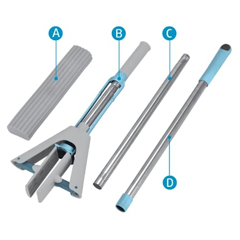 Mop Fácil Cabo Extensor Aço Inox 2