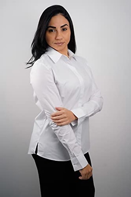 Camisa Social Feminina para Fardamento Luxo 4