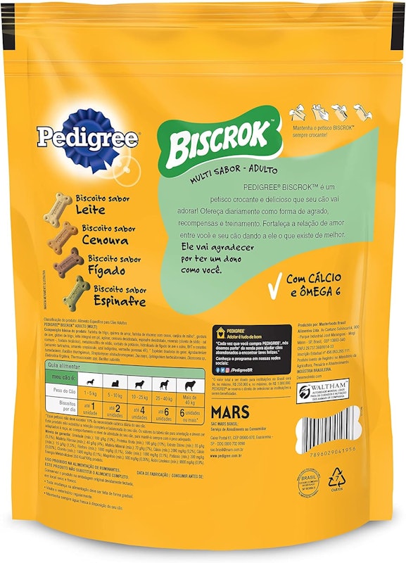 Pedigree Biscrok Adulto Multi Sabor 2