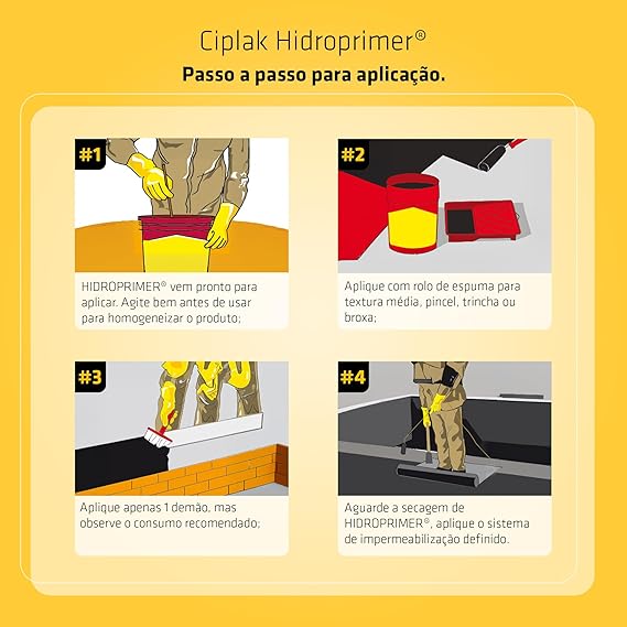Impermeabilizante Hidroprimer Marrom 4