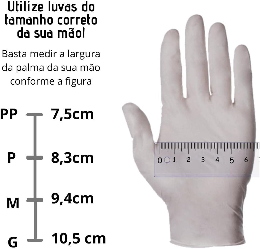 Luva de Látex para Procedimento Não Cirúrgico 3