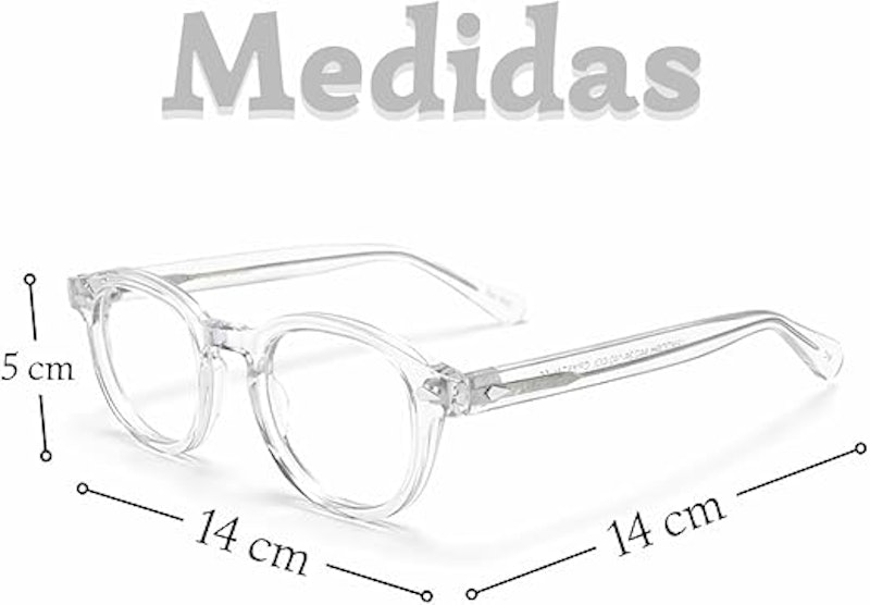 Óculos com Filtro de Luz Azul Lente com Filtro e Armação Transparente 2