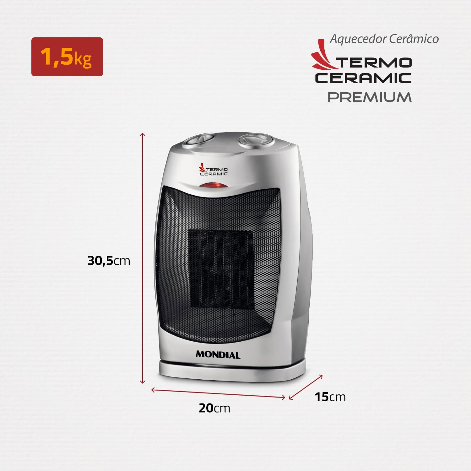 Aquecedor Mondial Termo Cerâmica 4