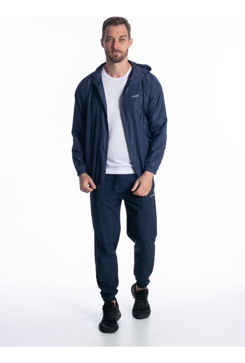 Jaqueta Corta-Vento Impermeável Masculina com Capuz 2