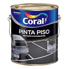 Pinta Piso Cinza Médio Coral