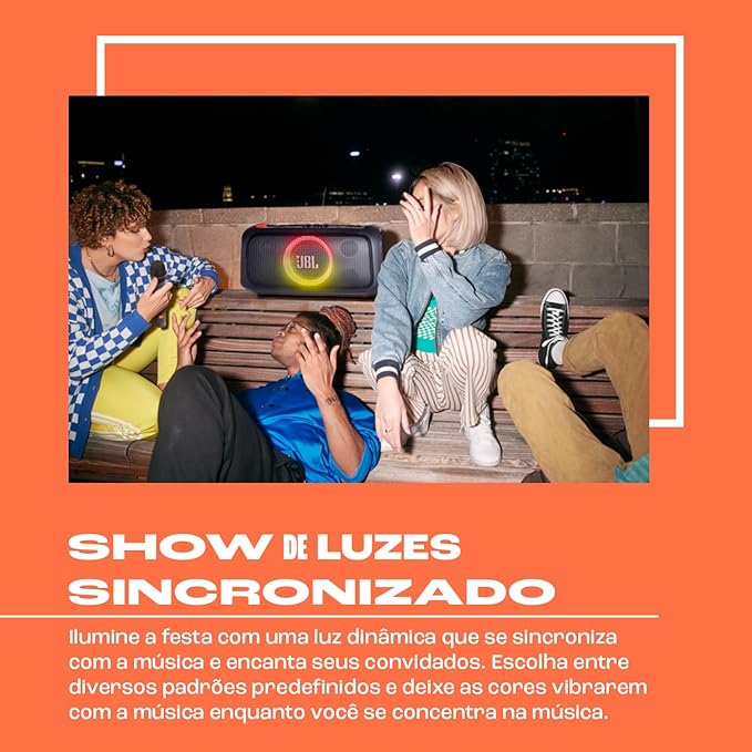 Caixa de Som JBL PartyBox On-the-Go Essential 5