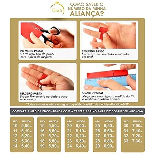 Anel Solitário Folheado a Ouro 18K com Pedra 4mm 4