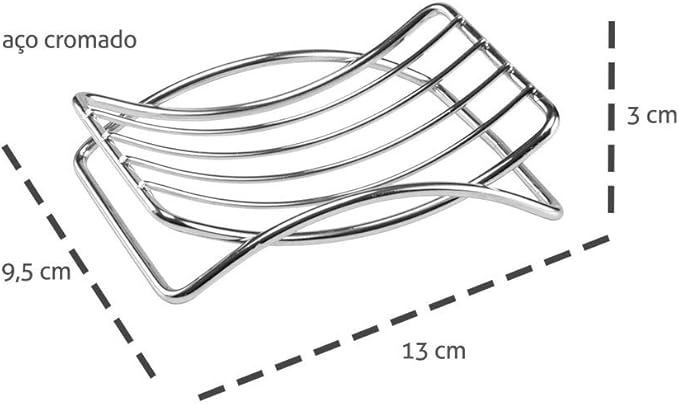 Saboneteira Cromada 4