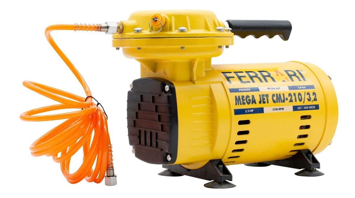 Compressor de Ar Direto Mega Jet 1/2 CV 3