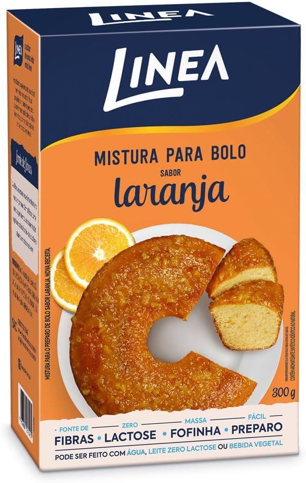 Mistura para Bolo Linea Sabor Laranja 1