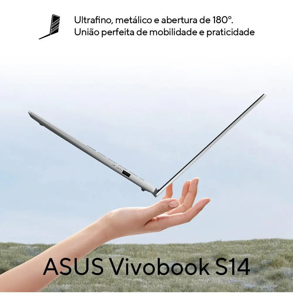 Notebook ASUS Vivobook S14 Core Ultra 5 16 GB 512 GB 4