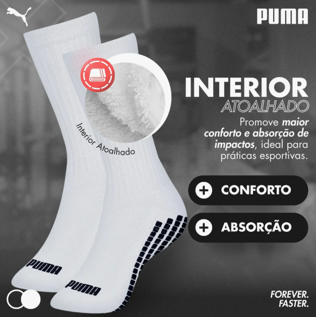 Meia Esportiva Antiderrapante Masculina 4