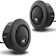 HURRICANE Mini Tweeter 80 W RMS 4 Ohms Preto Crossover Embutido Par 1