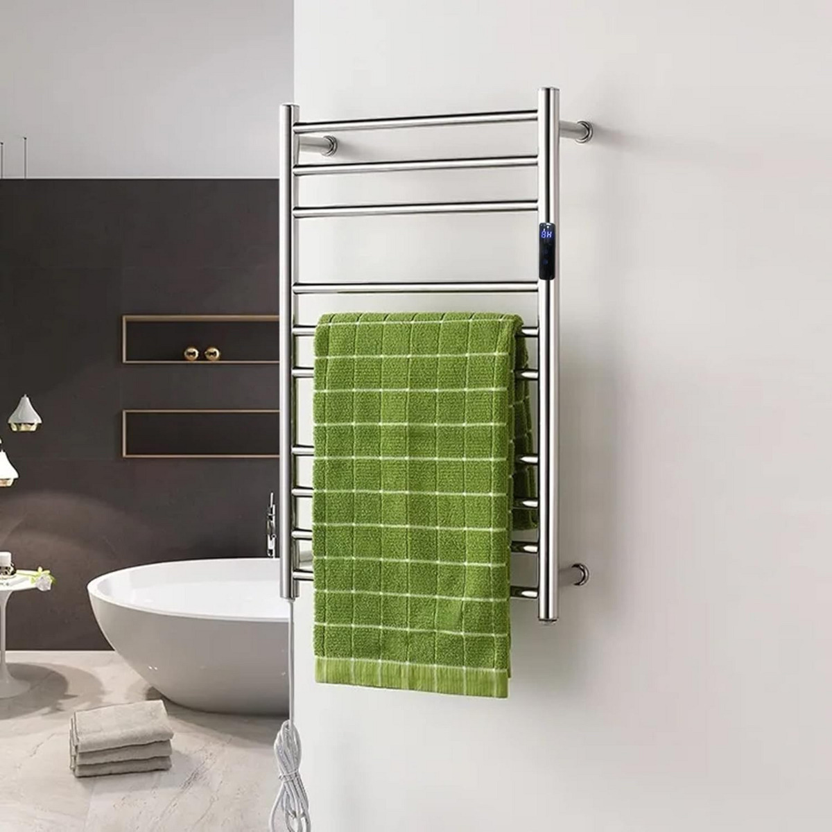 Toalheiro Térmico Bivolt Grande Redondo Inox 2
