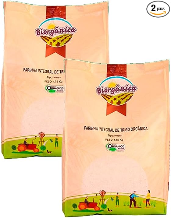 Farinha de Trigo Integral Orgânica Biorgânica 1