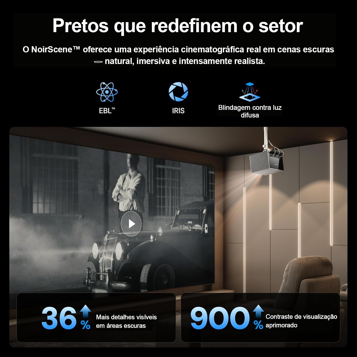 Valerion VisionMaster Max Projetor de Longa Distância 4