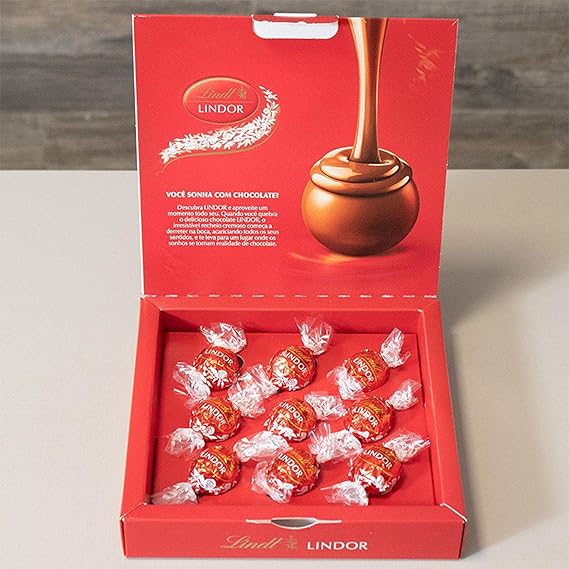 Caixa Lindor Bombons ao Leite 2