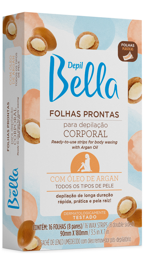 Folha Pronta para Depilação Argan 16 Folhas 1