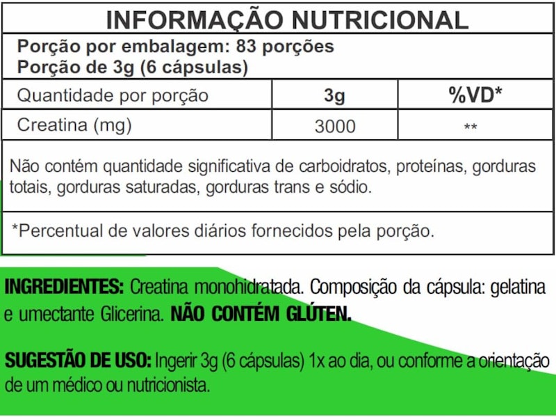 Creatina 100% Pura FortalVit 5