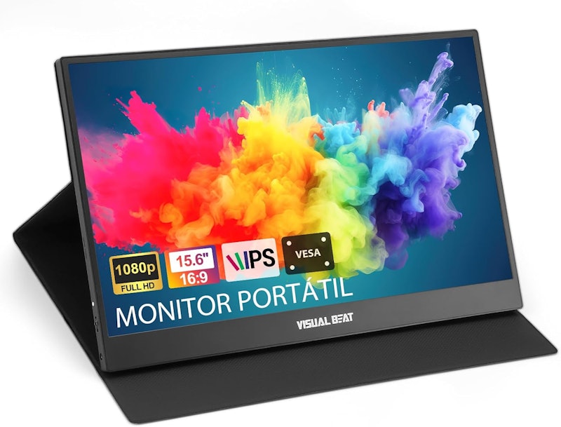 Monitor Portátil 15,6" 1080P FHD USB-C HDMI 1