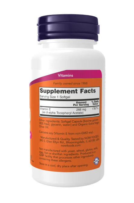 Vitamina E 100 Softgels Importado 2